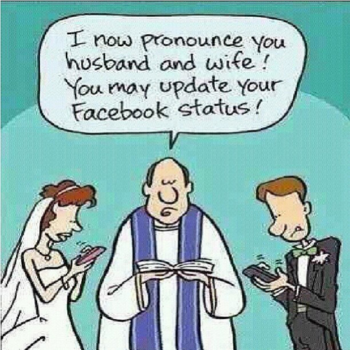 Facebook wedding