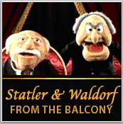 Staler & Waldorf from the balcony