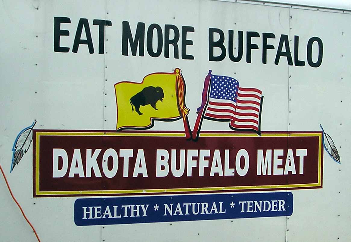 Buffalo Meat sign