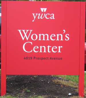YWCA Womens Center sign