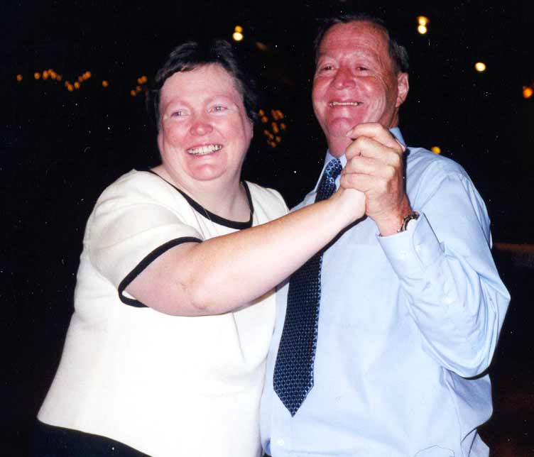 Dancing with brother Tom