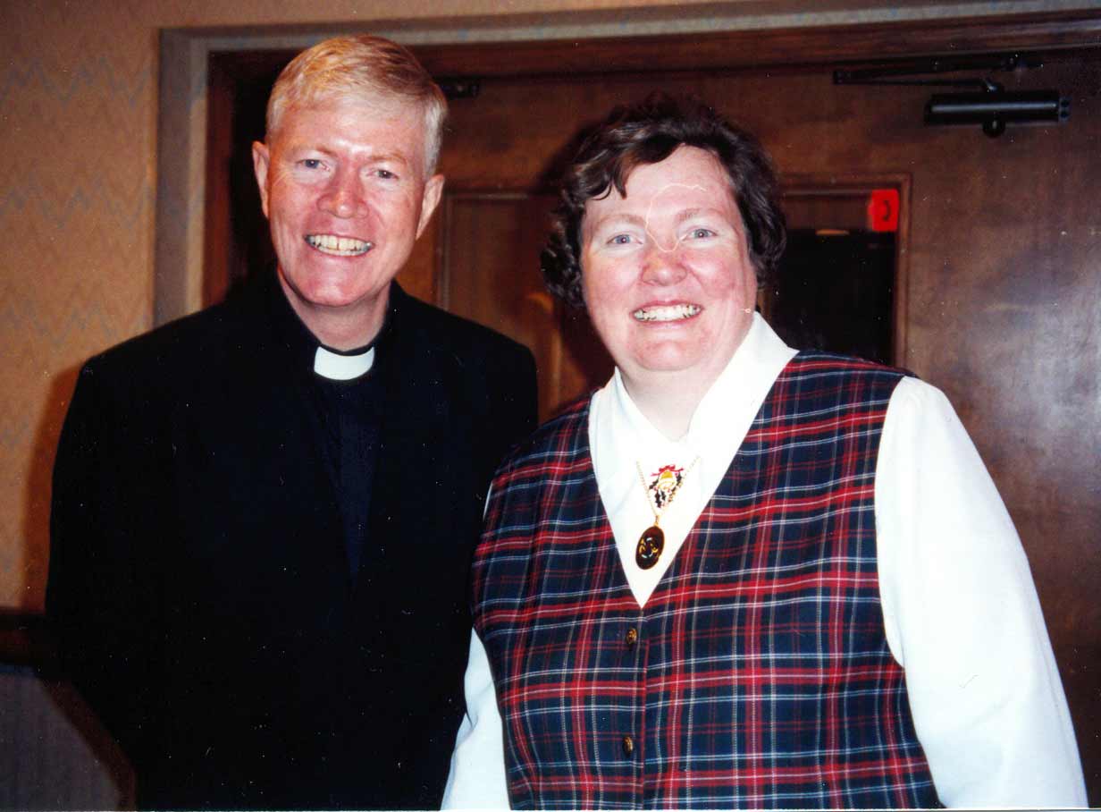 Father Sean Burke and Sister Maureen Burke