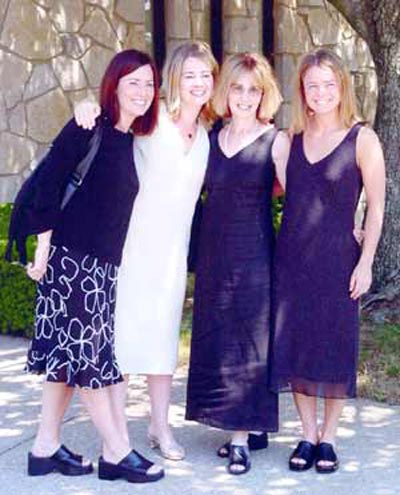 Kim Crow with Mother and Sisters