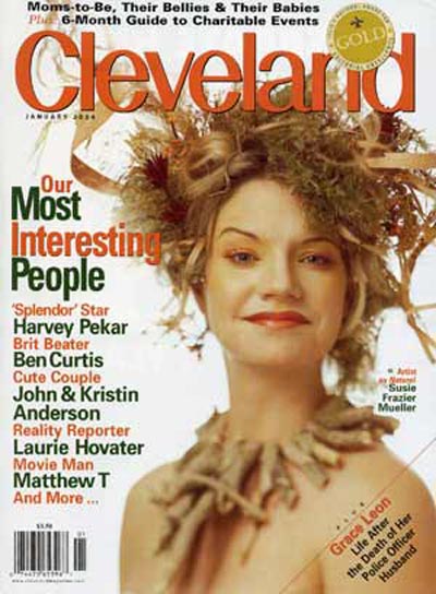 Cleveland Magazine cover featuring Susie Frazier Mueller (Jamie Janos photography)