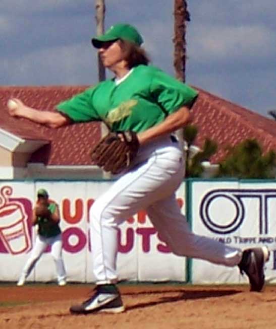 Pitching for the Cleveland Comets